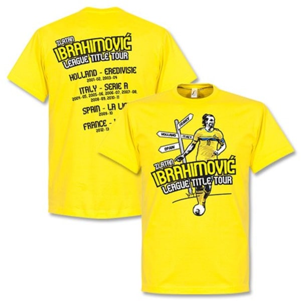 Sverige T-shirt Zlatan Tour L