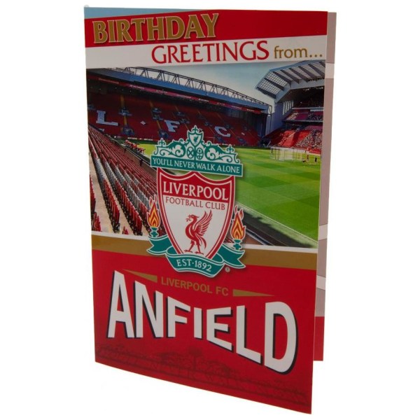 Liverpool Gratulationskort Stadium Pop-Up