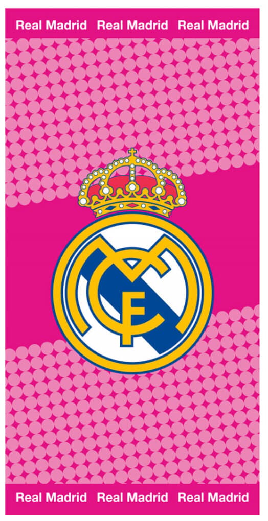 Real Madrid Kylpypyyhe Vaaleanpunainen