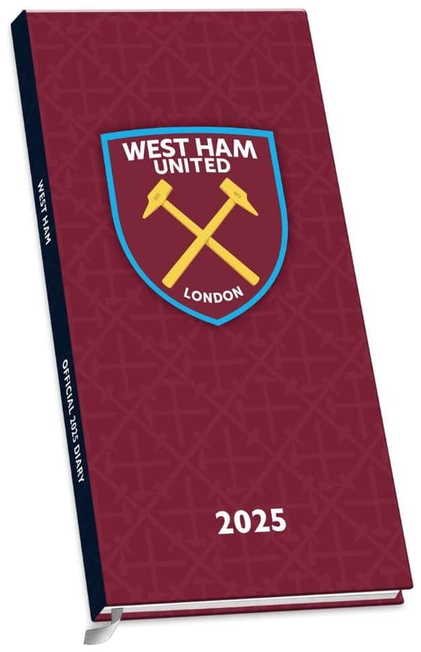 West Ham Päiväkirja Slim 2025