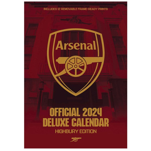 Arsenal Väggkalender Deluxe 2024