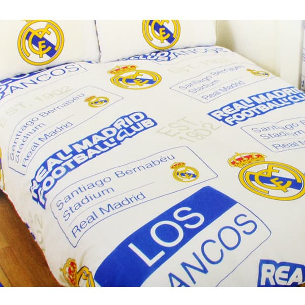 Real Madridin vuodevaatteet setti Double Patch