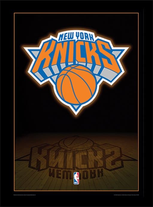 New York Knicks Indrammet Billede Logo