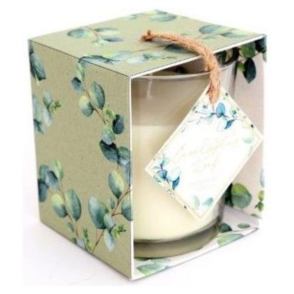 Doftljus presentförpackning - eucalyptus stor