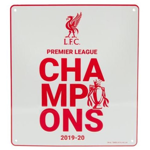 Liverpool Skylt Premier League Champions WT
