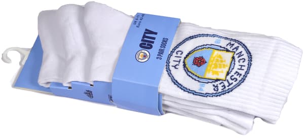 Manchester City strømper 3-pak