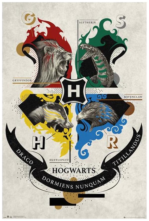 Harry Potter Affisch Animal Crest 103