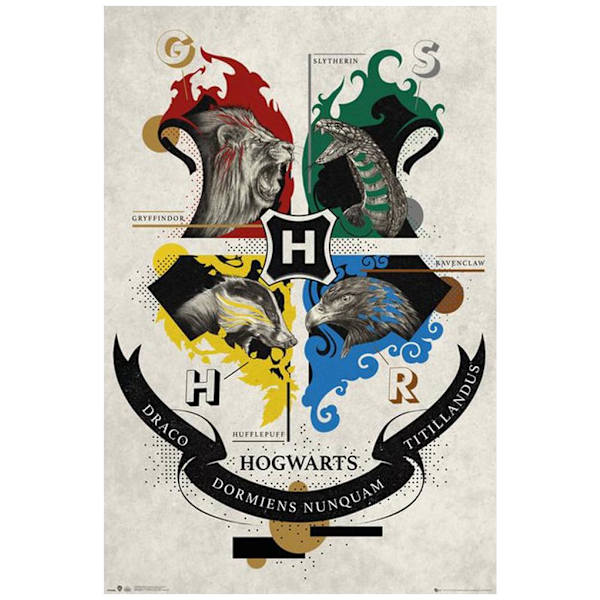 Harry Potter Juliste Animal Crest 103