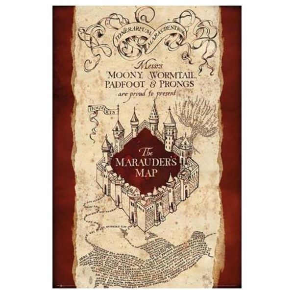 Harry Potter Affisch Marauders Map 293