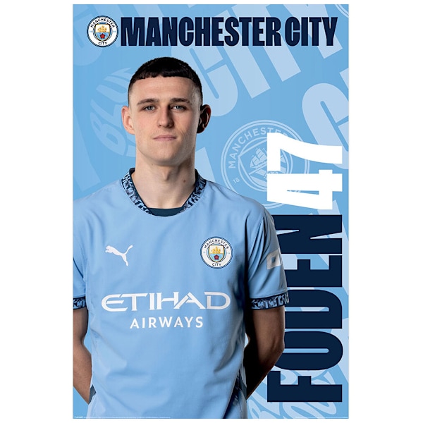 Manchester City Affisch Foden 180