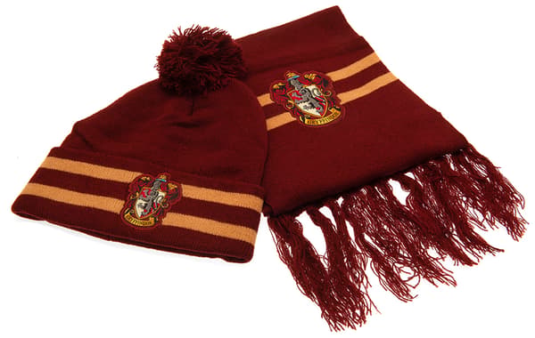 Harry Potter Hat og Halstørklæde JR Gryffindor