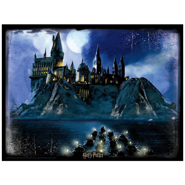 Harry Potter 3d Pussel 500 Bitar Hogwarts Night