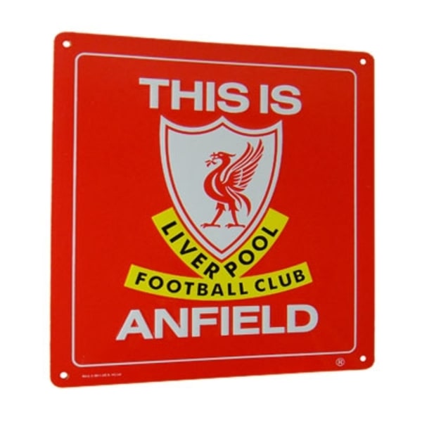 Liverpool skylt This is Anfield Stor