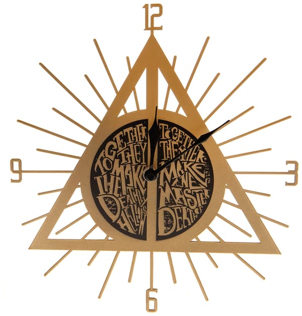Harry Potter Väggklocka Deathly Hallows