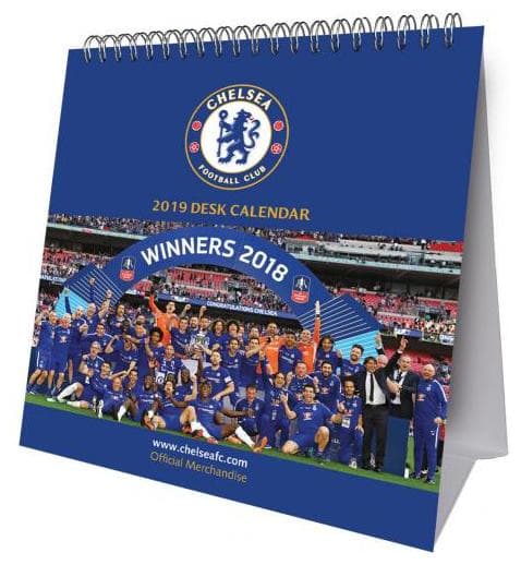 Chelsea Skrivebordskalender 2019