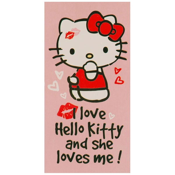 Hello Kitty Badehåndklæde Love