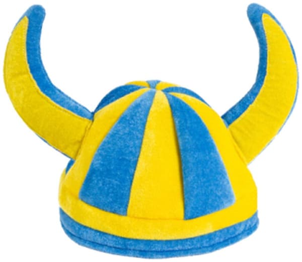 Viikinkikypärä Sinikeltainen