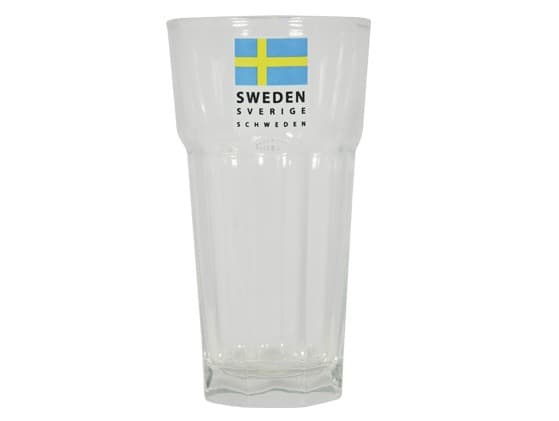 Sverige Glas Flag