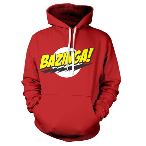 Big Bang Theory Hættetrøje Bazinga Logo XL