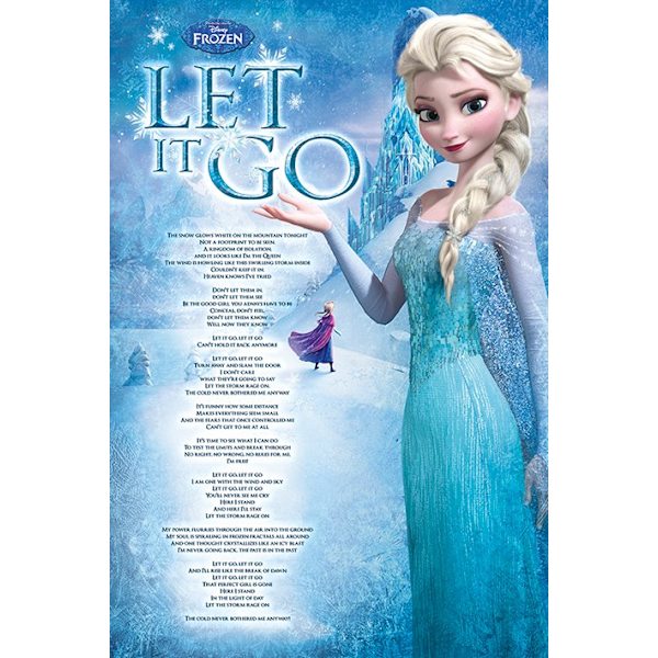 Frozen Affisch Let It Go B298