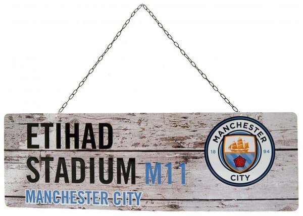 Manchester City Trädgårdsskylt