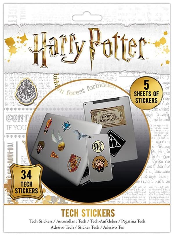 Harry Potter Klistermärken Tech