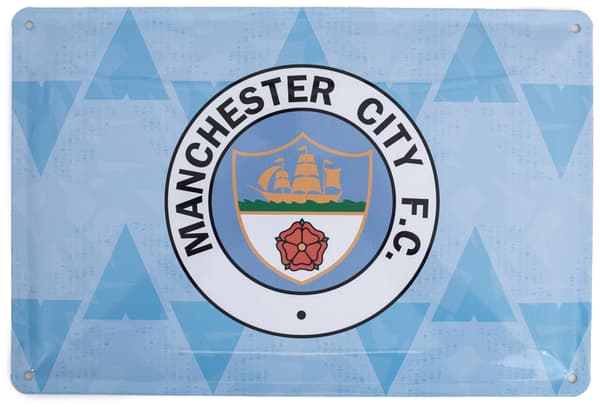 Manchester City Skylt Retro Days