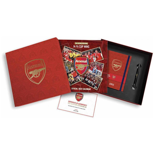 Arsenal Keräilijän Kalenteri Lahjasetti 2022