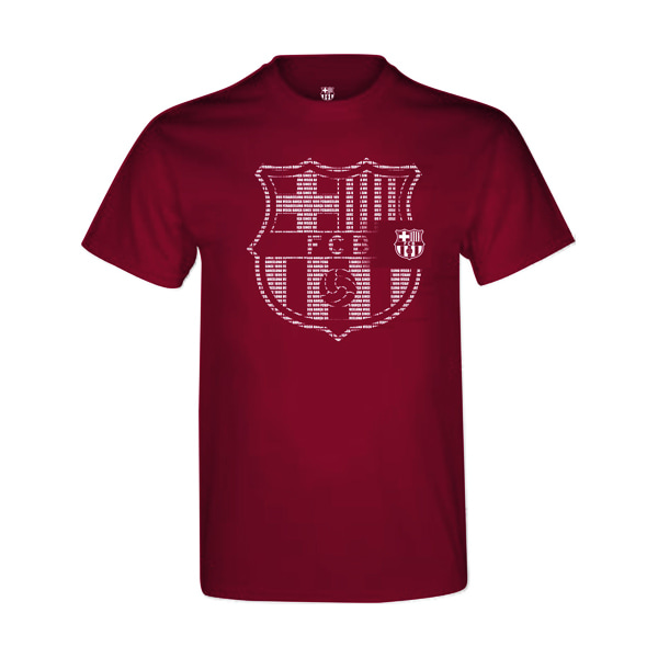 Barcelona T-paita Crest Viininpunainen XXL