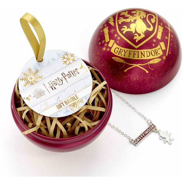 Harry Potter Juleornament Gryffindor Med Halskæde Röd