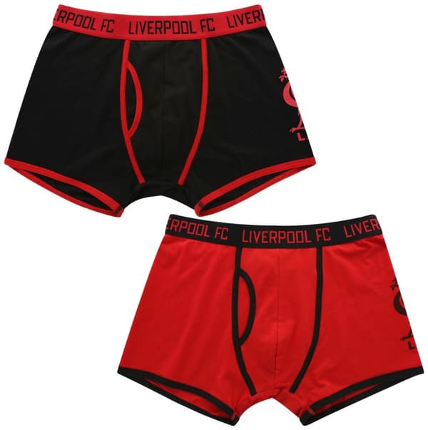 Liverpool Boxershorts Musta/Punainen 2-pack S