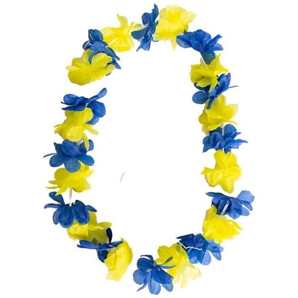 Hawaiiansk Krans BlåGul