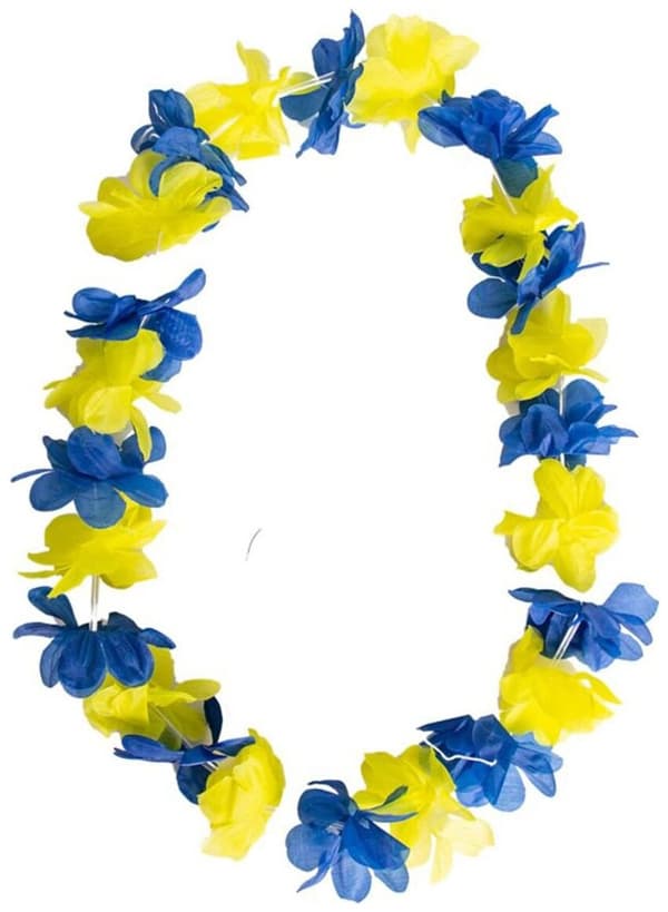 Hawaiikrans BlåGul