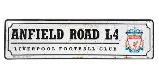 Liverpool Minivägskylt Retro Crest