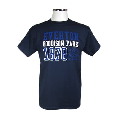 Everton T-Paita 1878 Tumma Sininen S
