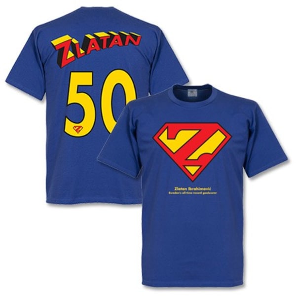 Sverige T-shirt Zlatan Superman L