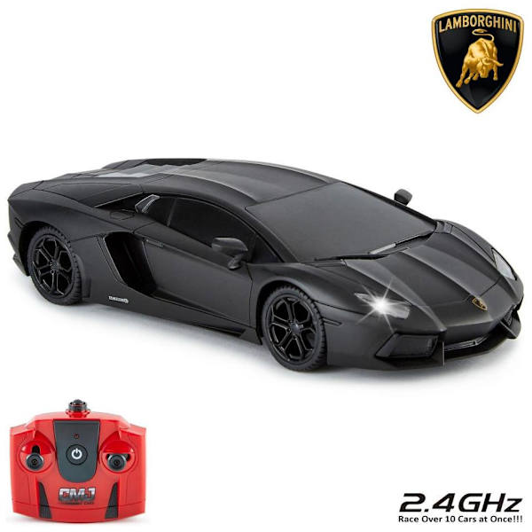 Radiostyrd Bil Lamborghini Aventador Svart