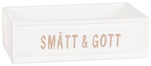 Trälåda Vit Smått & Gott