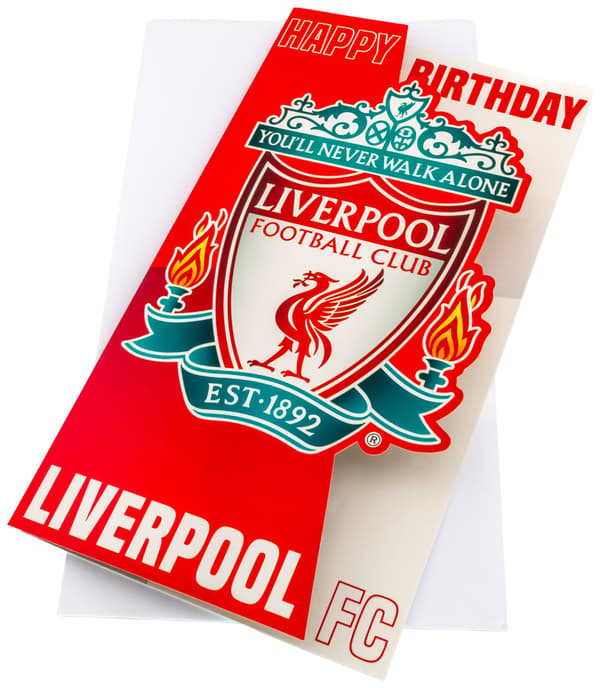 Liverpool Gratulationskort Crest