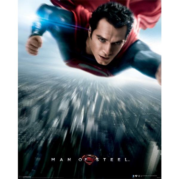Man Of Steel Miniaffisch Flying M89