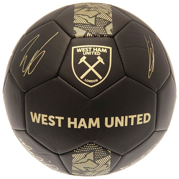 West Ham United Träningsboll Signature Gold
