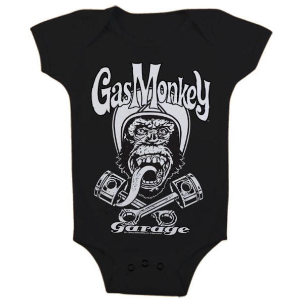 Gas Monkey Garage Body Svart 12 mån