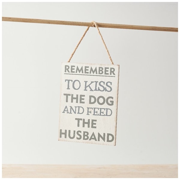 Liten skylt - remember to...