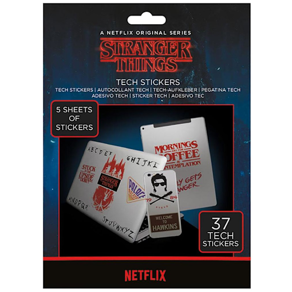 Stranger Things Klistermærker Tech