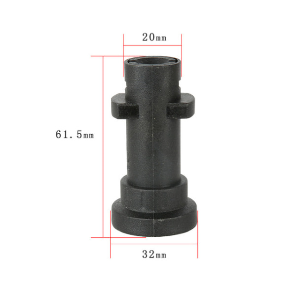 Adapter for høytrykkspylerpistol med 1/4\" hunn hurtigkobling, kompatibel med Karcher/Kärcher K-serie høytrykksspylere K2, K3, K4, K5