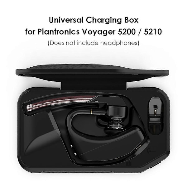 Etui til Plantronics Voyager 5200/5210 hovedtelefoner, sort