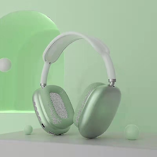 Hodetelefoner Trådløse Støydempende Musikkhodetelefoner Hodetelefoner Stereo Bluetooth Hodetelefoner green,white