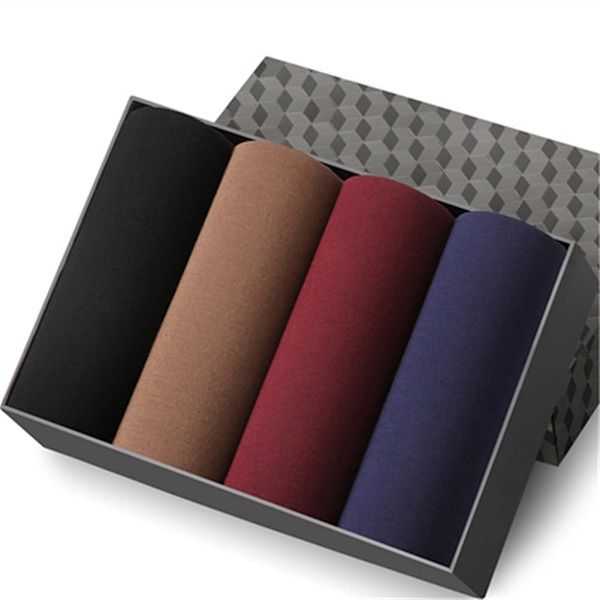 4-pack Herrunderkläder Boxershorts Tunna Trosor (Färg: 05, Storlek: 4XL(78 88KG)) 4XL(78 88KG)
