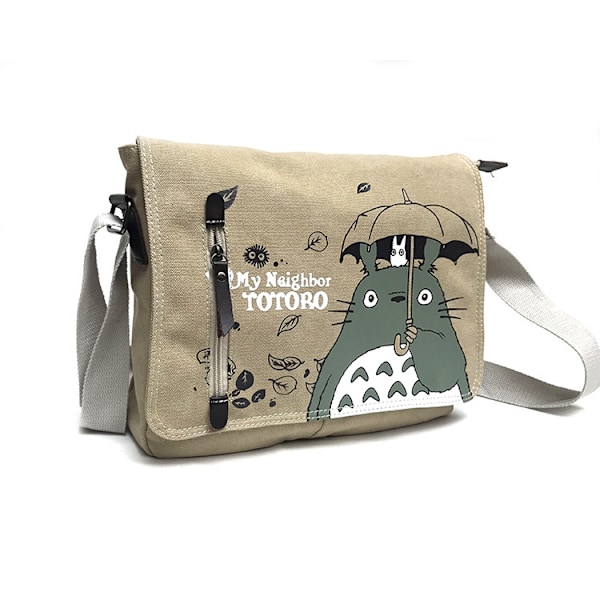 Cartoon anime axelväska, canvas skolväska, Messenger Bag, 31*26*7cm, Barnväska