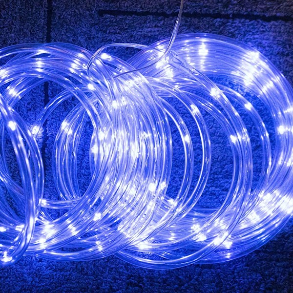 200 LED Solarslinga Utomhus, Vattentät 72FT Koppartråd Rör Blinkande Solar Fairy Ljusslingor